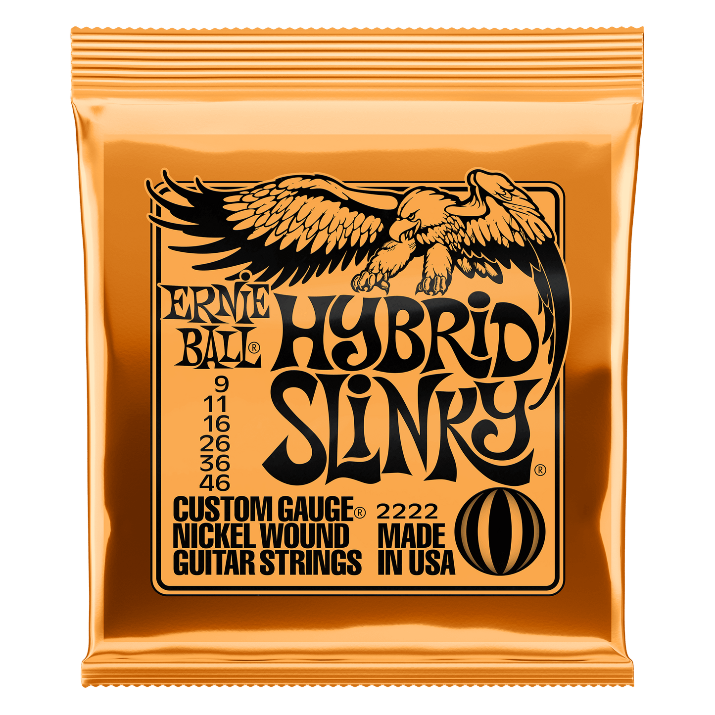 A pack of Ernie Ball Hybrid Slinky strings for sale in Australia