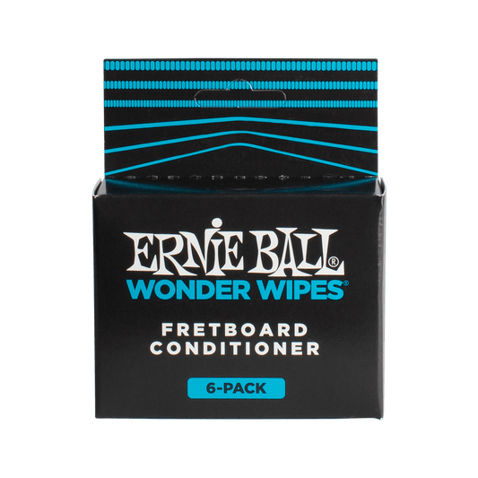 Ernie Ball Wonder Wipes Fretboard Conditioner - 6 Pack